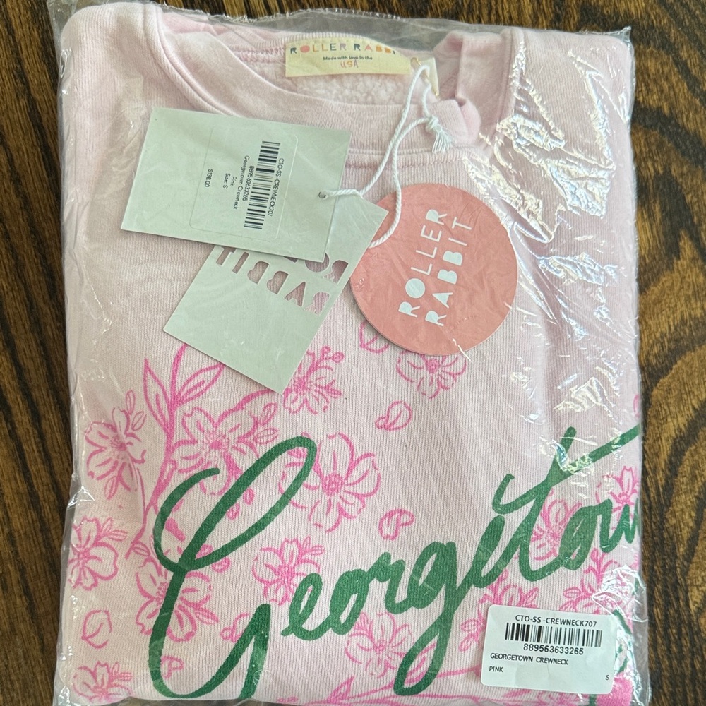 Roller Rabbit limited edition Georgetown Sweatshirt NWT size Small
